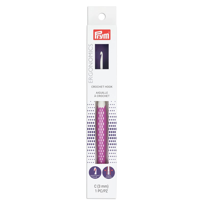 Prym Ergonomics Crochet Hook, US C (3mm) - Image 1